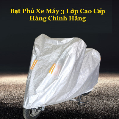 Bạt Phủ Áo Trùm Xe Máy Vải Dù Che Mưa Nắng Thời Tiết Khắc Nghiệt Loại Lớn Cho Dòng Xe Tay Ga - Xe Số Thông Dụng MINIIN