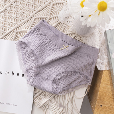 Combo 5 Quần lót nữ dệt kim cotton kháng khuẩn thoáng mát