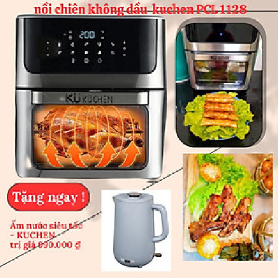 Nồi Chiên Không Dầu - KUCHEN ĐỨC 1128 - 12 Lít - Hàng chính hãng