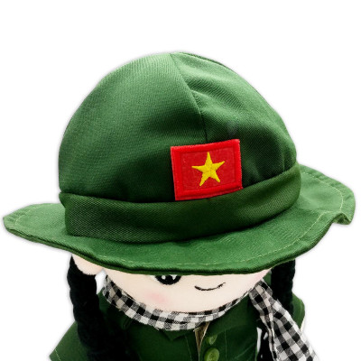 Gấu Bông Đồng Chí Nữ Thanh Niên Xung Phong 25 cm - ZooZoo