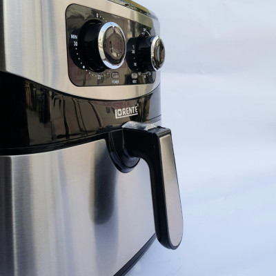 Nồi Chiên Không Dầu Dung tích Lớn 8 Lít, Công suất 1800W, Giỏ Chiên Rời, Ốp Inox LORENTE LT-1619 - HÀNG CHÍNH HÃNG