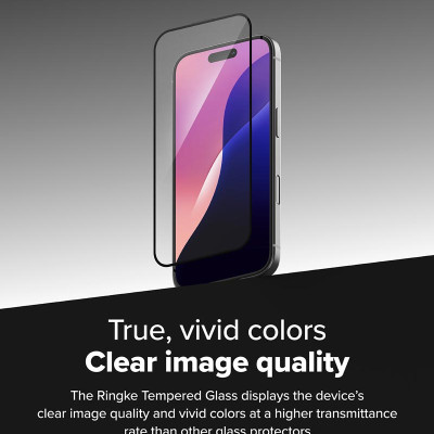 Bộ 2 Miếng Dán Cường Lực RINGKE Easy Slide Tempered Glass cho iPhone 16/ 15/ iPhone 16 Plus/ 15 Plus/ 16 Pro/ 16 ProMax_ Hàng chính hãng