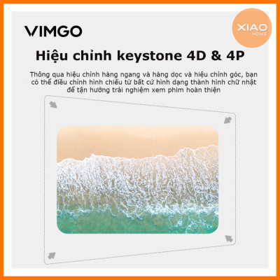Máy Chiếu Vimgo P10 Full HD - Hàng Chính Hãng - BH 12 tháng - Hàng Chính Hãng