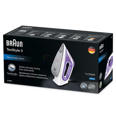 Bàn ủi hơi nước Braun SI3042VI - Hàng chính hãng