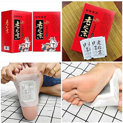Hộp 50 Miếng Dán Chân Ngải Cứu Thải Độc Lão Bắc Kinh – Thanh Lọc Cơ Thể, Giải Độc Qua Da