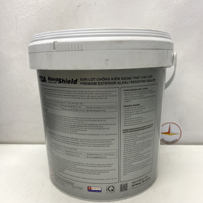 Sơn lót chống kiềm ngoại thất cao cấp TOA NanoShield Sealer _5L