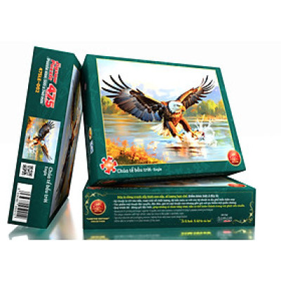 Tranh ghép hình trong vài phút - Tranh xếp hình cao cấp tia sáng - Tranh ghép hình 475 mảnh - 002-Chúa tể bầu trời