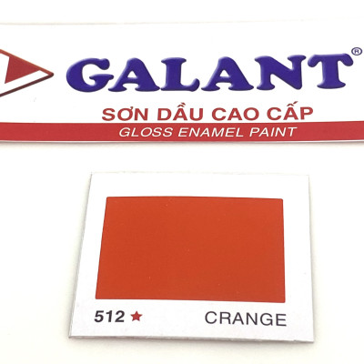 Sơn dầu Galant màu Crange 512 _ 0.8L