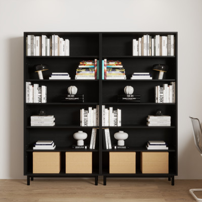[Happy Home Furniture] CATY  , Kệ sách 6 tầng - chân sắt ,  90cm x 30cm x 180cm (DxRxC), KSA_015