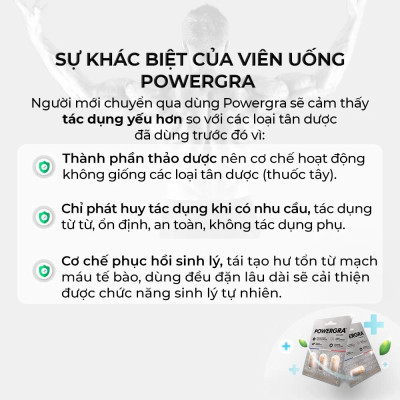 Viên uống phục hồi và tăng cường sức khỏe sinh lý nam giới Powergra (Super Gold Magic) - Vỉ dùng thử 3 viên