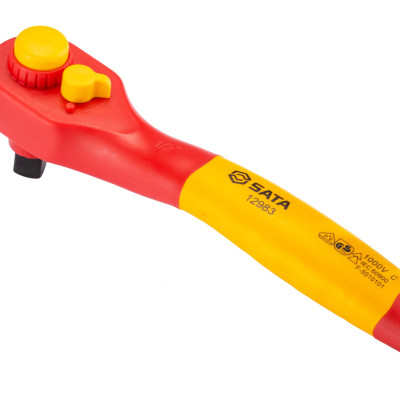 Cờ lê bánh cóc cách điện 1000V VDE đầu 1/2 dài 250mm SATA 12983