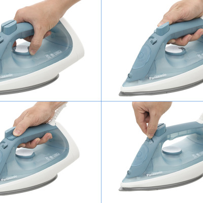 Bàn ủi hơi nước Panasonic NI-S430GRA 2300W - Công suất khỏe - Hơi phun mạnh mẽ - Chống đóng cặn - Hàng chính hãng, Bảo hành chính hãng 12 tháng