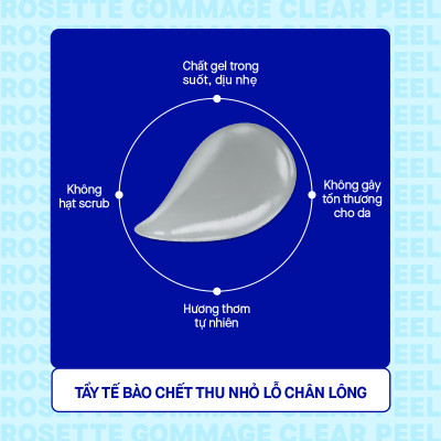 Tẩy Tế Bào Chết Rosette Thu Nhỏ Lỗ Chân Lông Gommage Clear Peel 180G