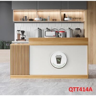 QUẦY LỄ TÂN, QUẦY TIẾP TÂN, QUẦY TÍNH TIỀN, QUẦY THU NGÂN QTT414 - Nội thất lắp ráp Viễn Đông Adv
