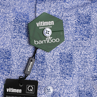 Áo sơ mi nam Vitimen ngắn tay form Regular fit