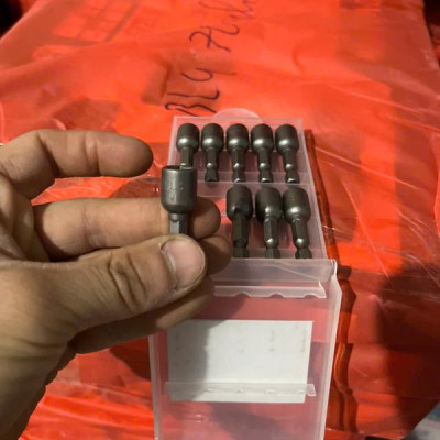 Bộ 10 Đầu Mũi Vít Bắn Tôn Workfix 8mm - Hợp Kim Cao Cấp Chống Han Rỉ - Sử Dụng Cho Các Loại Máy Băn Vít,...