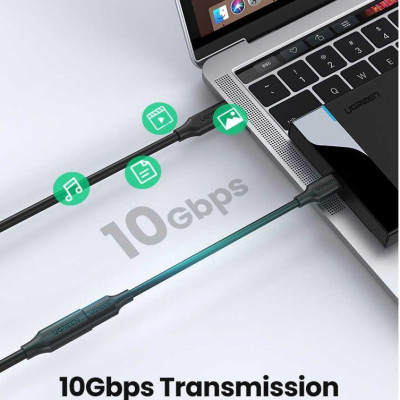 Ugreen UG10387US353TK 1m Gen2 cáp usb type c nối dài - HÀNG CHÍNH HÃNG