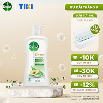 Sữa tắm Dettol Onzen mật ong kháng khuẩn và dưỡng thể - Chai 950g