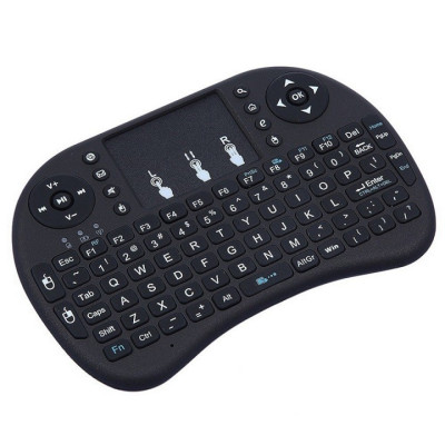 Bàn phím Wireless mini UKB500- Bàn phím không dây mini keyboard kiêm chuột cảm ứng đa năng wireless - Hàng chính hãng