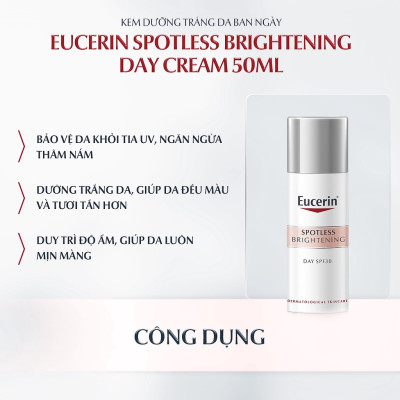 Kem dưỡng trắng da ban ngày Eucerin UltraWHITE+ SPOTLESS Day SPF30 (50ml)