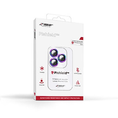 Kính Cường Lực cho Camera Lens Zeelot Titanium Plshield  Dành Cho iPhone 13 Pro Max / 13 Pro_ Hàng Chính Hãng