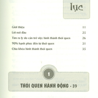 Tạo Thói Quen Nhỏ Dựng Cuộc Đời Lớn - 65 Bí Kíp Hình Thành Thói Quen Để Tạo Dựng Cuộc Đời Lý Tưởng