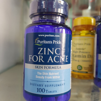 Thực phẩm bảo vệ sức khỏe Kẽm hỗ trợ trị mụn - Zinc for Acne