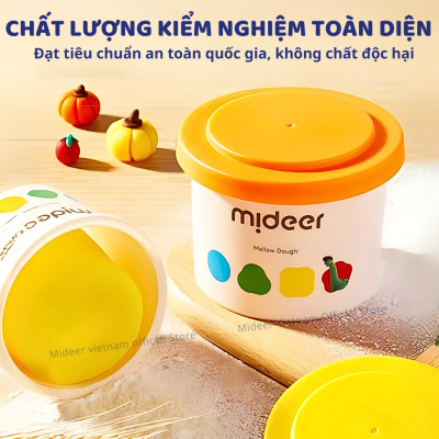 Đất nặn an toàn cho bé hữu cơ không dính tay mideer Mellow Dough Clay