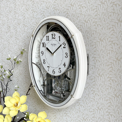 Đồng hồ Rhythm Magic Motion 4MH435WR03 Kt 38.9 x 49.9 x 10.8cm, Dùng PIN