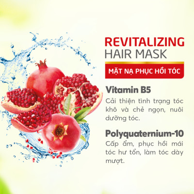 Mặt Nạ Phục Hồi Tóc Tinh Chất Lựu M.PROS 300ml