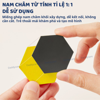 Đồ Chơi Xếp Hình Gỗ sáng tạo kèm nam châm Mideer Magnetic Geometry Blocks 250pcs,  Đồ chơi gỗ thông minh cho bé