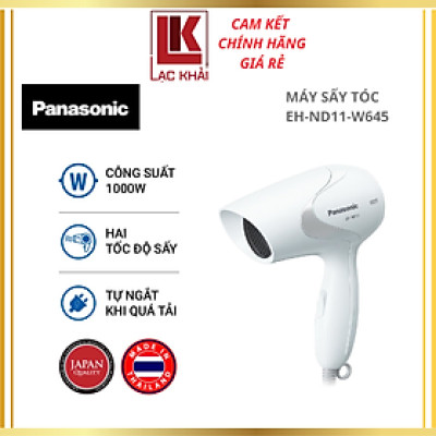 Máy Sấy Tóc Panasonic EH-ND11-W645 (Trắng) - Công suất 1000W - Bảo Hành 12 Tháng - Hàng Chính Hãng