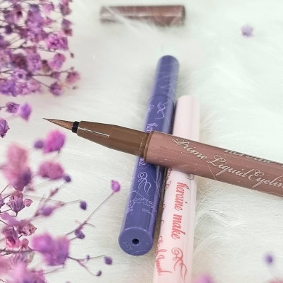 Bút Kẻ Mắt Nước Ngọc Trai Màu Xám Be Mực Siêu Bền Lấp Lánh Toả Sáng Đầy Trang Nhã Kissme Heroine Make