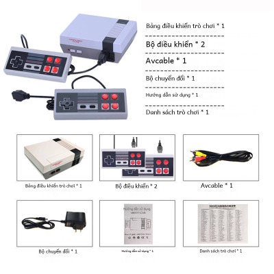 Máy chơi game NES classic 620 trò chơi cổ điển, máy chơi game 4 nút cổ điển Đầu Ra AV - Hàng nhập khẩu