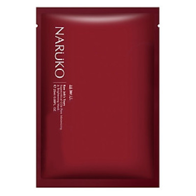 Naruko Ý Dĩ Nhân Đỏ - Hộp 10 Miếng Mặt Nạ Se Khít Lỗ Chân Lông RJT Pore Minimizing And Brightening Mask (25ml / Miếng)