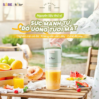Máy xay sinh tố cầm tay Bear SB-MX04X Hàng chính hãng