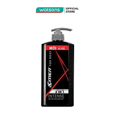 Tắm & Gội Xmen For Boss Hương Nước Hoa 2In1 Intense 650g