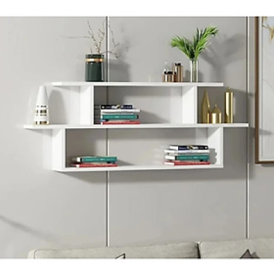 Kệ Gỗ Xếp Tầng Treo Tường Hiện Đại Tundo CTKT502 KT 120 x 40 x 20cm