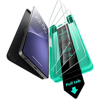 Bộ 2 Kính Cường Lực Kèm Khung Dán ESR Armorite Screen Protector (UltraFit) Cho Samsung Galaxy S25 Ultra, Nhận Vân Tay Tốt_ Hàng Chính Hãng
