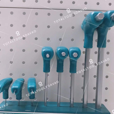 BỘ 8 CHÌA VẶN LỤC GIÁC TRÒN TAY CẦM T TOTAL THHW80826 - HÀNG CHÍNH HÃNG