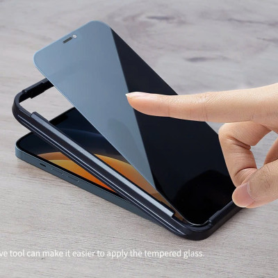 KÍNH CHỐNG NHÌN TRỘM cho iPhone 16 16 Plus 16 Pro 16 Pro Max 15 14 13 12 hiệu Nillkin Guardian – Hàng nhập khẩu