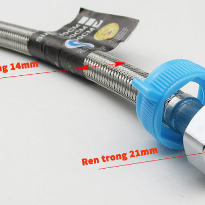 Dây cấp nước nóng - lạnh Inox 304 Eurolife EL-X22 (50cm)