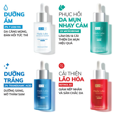 Serum dưỡng ẩm cho da mụn, nhạy cảm Hada Labo Acne Care Calming Serum 30ml