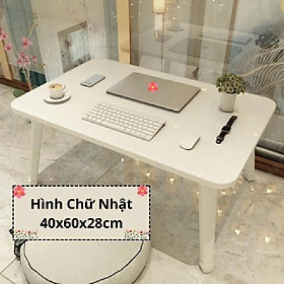 Bàn học gấp gọn ngồi bệt bàn học làm việc tiện ích học sinh sinh viên chân nhựa cứng 40x60cm