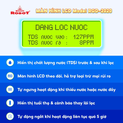 Máy Lọc Nước R.O ROBOT Nước Lợ - Nhiễm Mặn RL-9GN - Hàng chính hãng