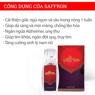 Set quà 3 hũ Nhụy hoa nghệ tây cao cấp Saffron SALAM 3Gr Tặng 1Gr + Mật ong Saffron 100ml