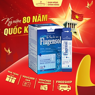 Phụ Bì An Flugensol hỗ trợ cải thiện viêm da cơ địa, mề đay, mẩn ngứa, eczema (20 gói) - Nutramed