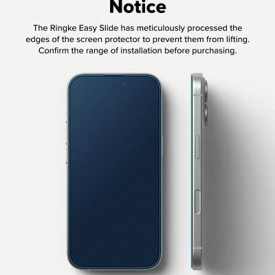 Bộ 2 Miếng Dán Cường Lực RINGKE Easy Slide Tempered Glass cho iPhone 16/ 15/ iPhone 16 Plus/ 15 Plus/ 16 Pro/ 16 ProMax_ Hàng chính hãng