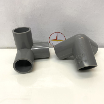 Co góc 3 nhánh, tê góc, co 3 hướng 34 nhựa PVC Bình Minh