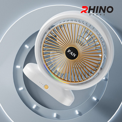 Quạt tích điện để bàn văn phòng Rhino F103 gồm 3 mức độ gió